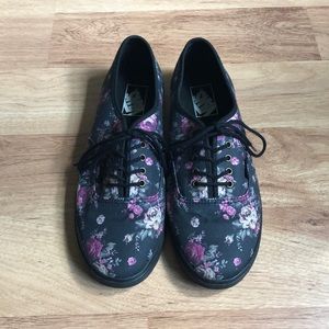Floral Lace up Vans